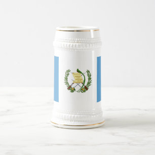 Guatemala Flag Beer Stein