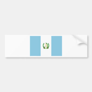 Guatemala Flag Bumper Sticker