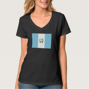 Guatemala Flag Chapin Quetzal Antigua Tikal Peten  T-Shirt