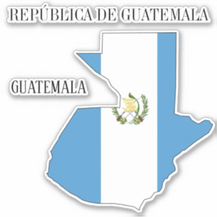 Guatemala Flag Charming Patriotic Map