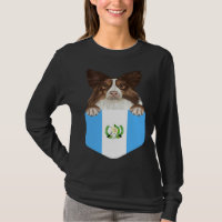 Guatemala Flag Collie Dog In Pocket