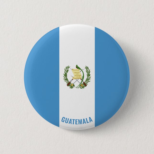 Guatemala Flag Cute Patriotic 6 Cm Round Badge (Front)