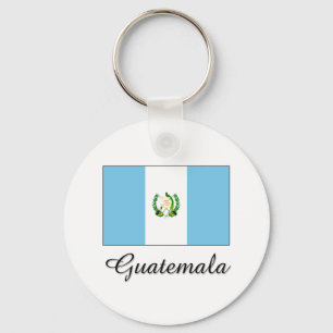 Guatemala Flag Design Key Ring