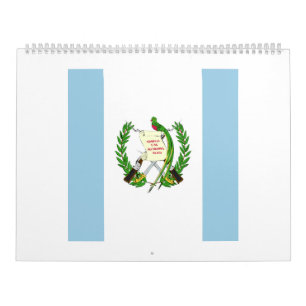 Guatemala Flag Emblem Calendar