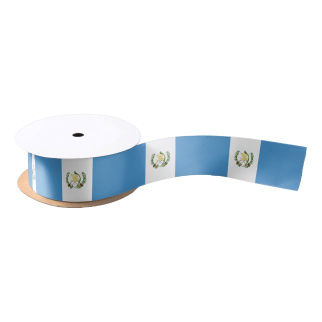 Guatemala Flag & Guatemala travel, holiday/sports Satin Ribbon (Spool)