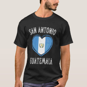 Guatemala Flag Heart San Antonio City T-Shirt