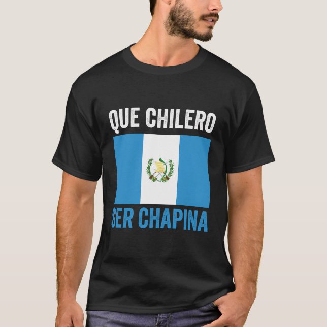 Guatemala Flag Map Women Girl Chapina Guatemalan C T-Shirt (Front)