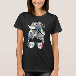 Guatemala Flag Mexico Grown Women Girl Country T-Shirt