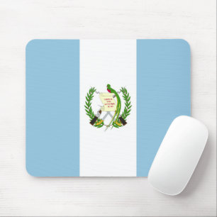 Guatemala flag mouse pad