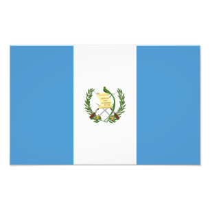 Guatemala Flag Photo Print