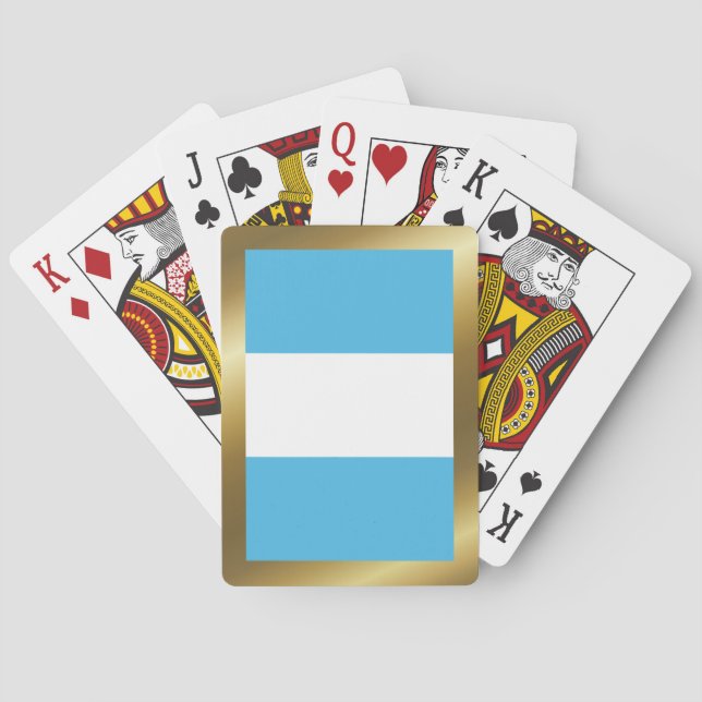 Guatemala Flag Playing Cards (Back)