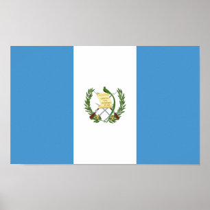 Guatemala Flag Poster