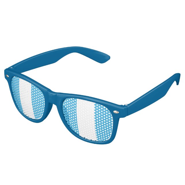 Guatemala Flag Retro Sunglasses (Angled)