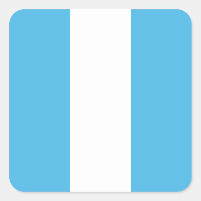 Guatemala Flag Sticker (Front)