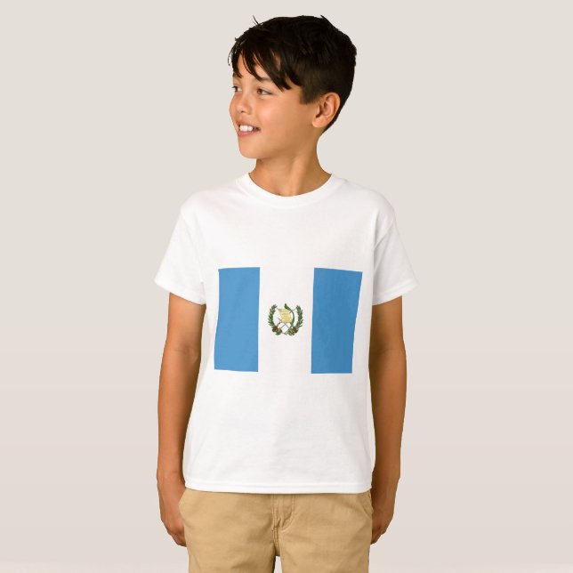 Guatemala Flag T-Shirt (Front Full)