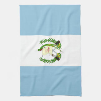Guatemala flag tea towel