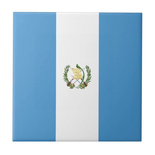 Guatemala Flag Tile (Front)