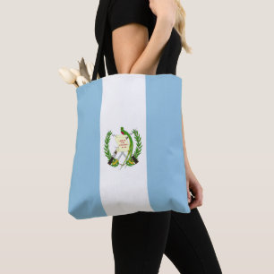 Guatemala flag tote bag