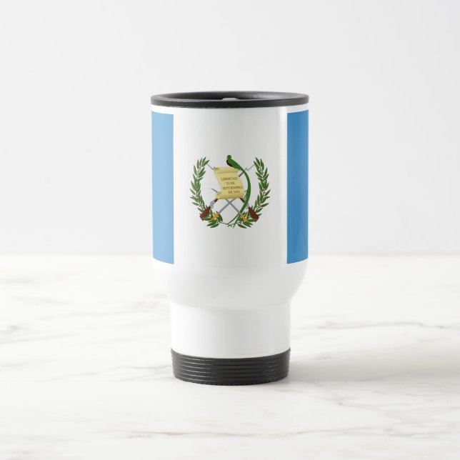 Guatemala Flag Travel Mug (Center)