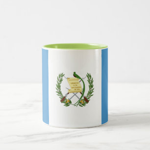Guatemala Flag Two-Tone Coffee Mug