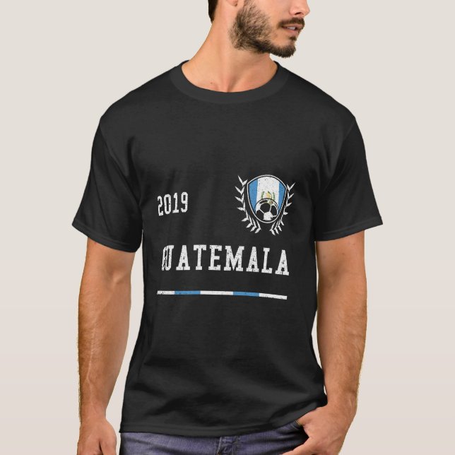 Guatemala Football Jersey 2019 Guatemalan Soccer H T-Shirt (Front)