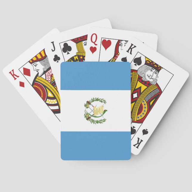 Guatemala (Guatemalan) Flag Playing Cards (Back)