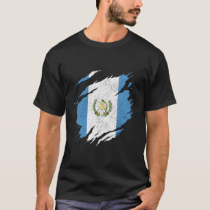 Guatemala Guatemalan Flag Pride Chaa T-Shirt
