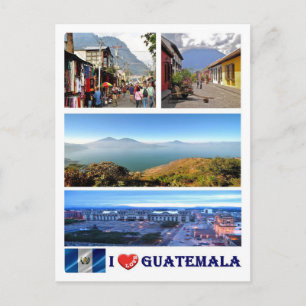 Guatemala - I Love - Postcard