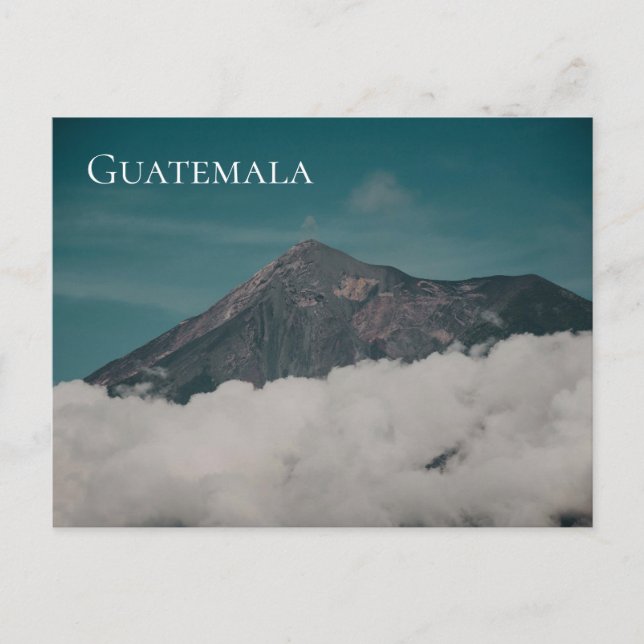 Guatemala Landscape Volcano and Mountain  Postcard (Front)