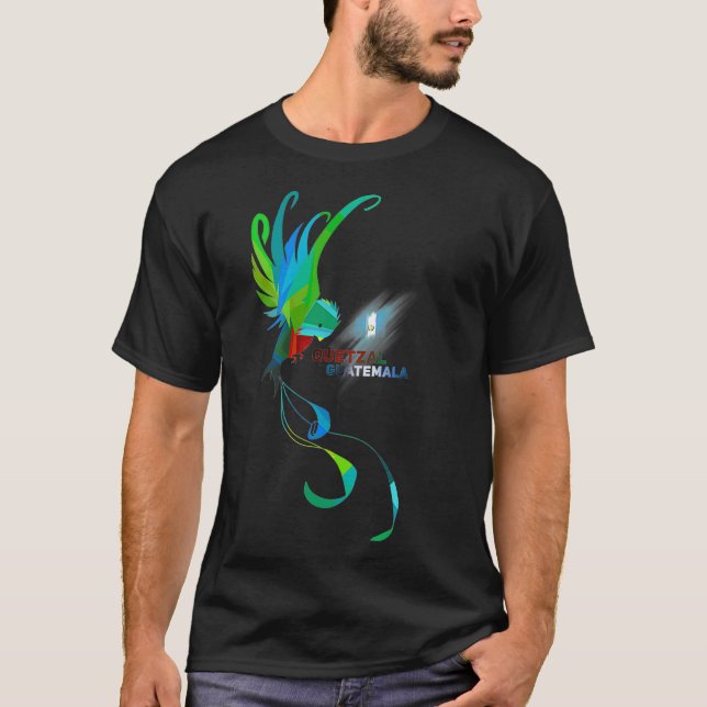 Guatemala  National Bird Quetzal T-Shirt (Front)
