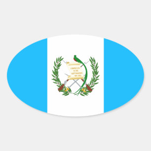 Guatemala Oval Sticker