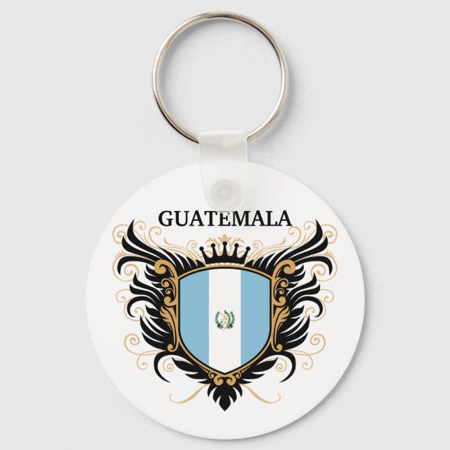 Guatemala [personalize] key ring (Front)