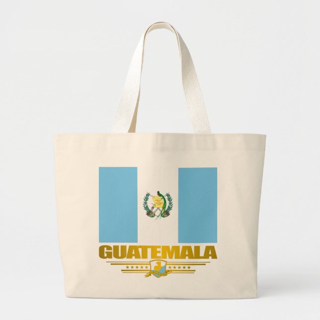 Guatemala Pride Large Tote Bag (Front)