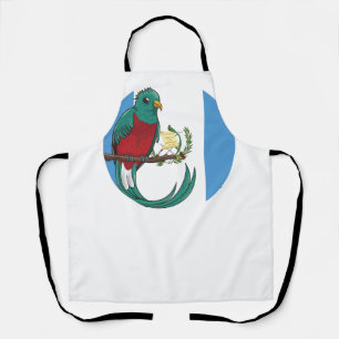 Guatemala Quetzal Guatemalan National Animal Flag Apron