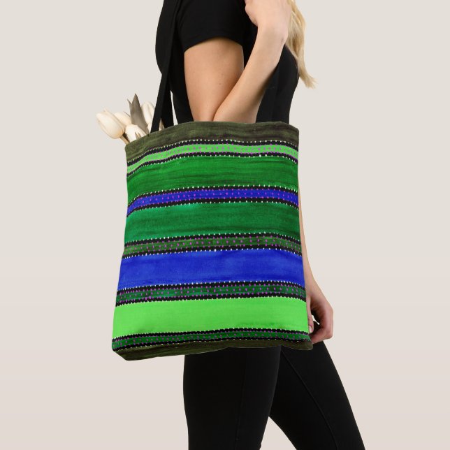Guatemala Rainbow Tote Bag (Close Up)