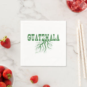 Guatemala Roots Word Art Guatemalan Paper Party Napkin