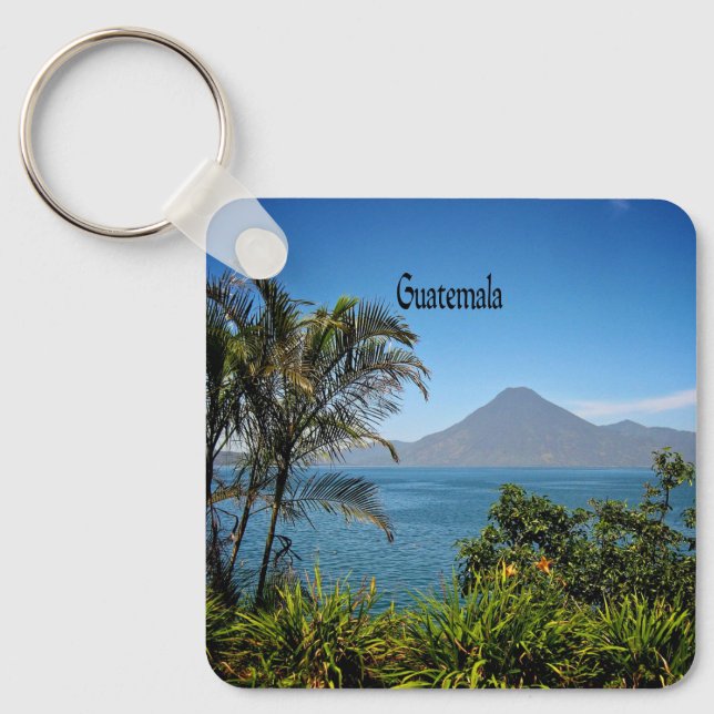 Guatemala, scenic photograph, key ring (Front)