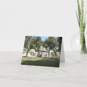 Guatemala Tikal Ruins Greeting Card