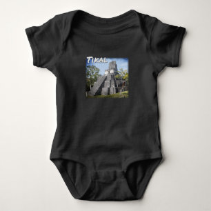 Guatemala Tikal Ruins Temple Baby Bodysuit