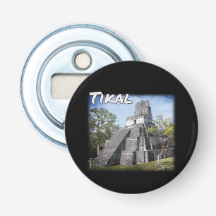 Guatemala Tikal Ruins Temple Bottle Opener