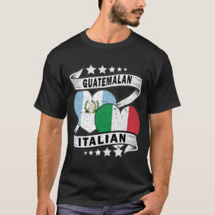 Guatemalan And Italian Flag T-Shirt