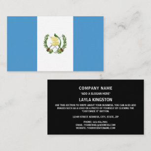 Guatemalan Flag, Flag of Guatemala Business Card