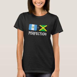 Guatemalan Plus Jamaican Perfection Mix Flag Herit T-Shirt