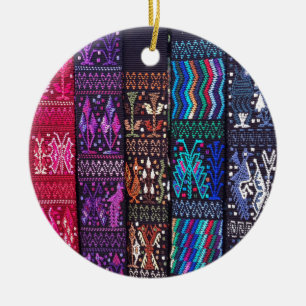 Guatemala's beautiful design ceramic tree decoration