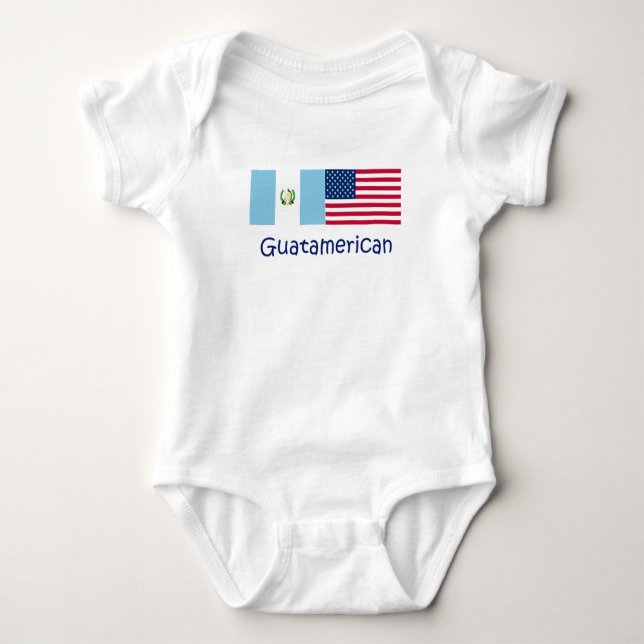 Guatemerican Baby Bodysuit (Front)