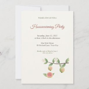 Guava Branch Corner Housewarming Party Invitation