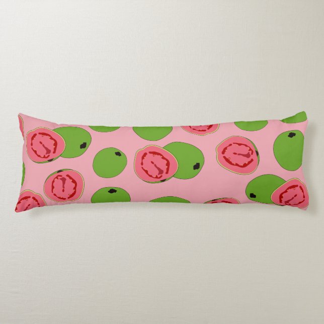 Guava Fruit Pattern   Body Cushion (Front)