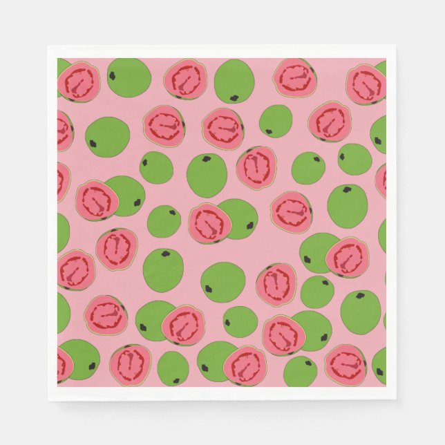 Guava Fruit Pattern  Napkin (Front)