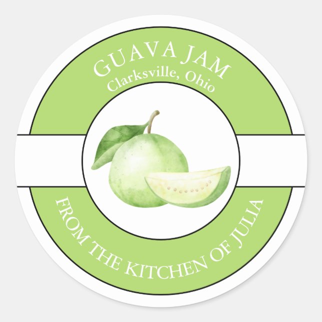Guava Jam Label  (Front)