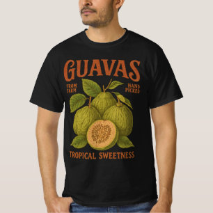 Guavas Retro Commercial Graphic Vintage Tropical T-Shirt